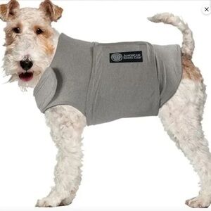 Dog calming coat • Size Large • American Kennel Club • Gray • NWT